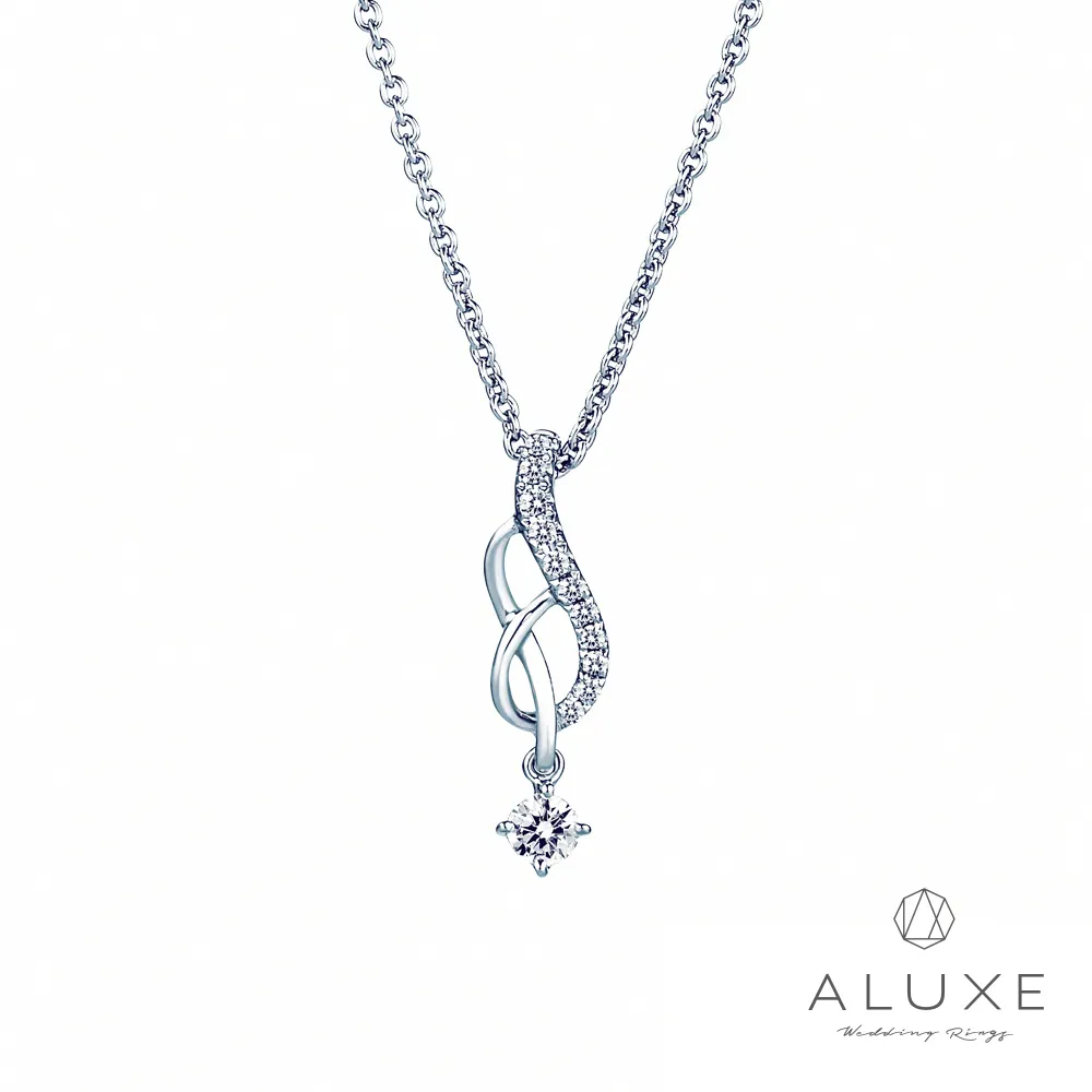 A-LUXE 亞立詩 Embrace 18K金 雙色美鑽項鍊 歷史價格詳細信息