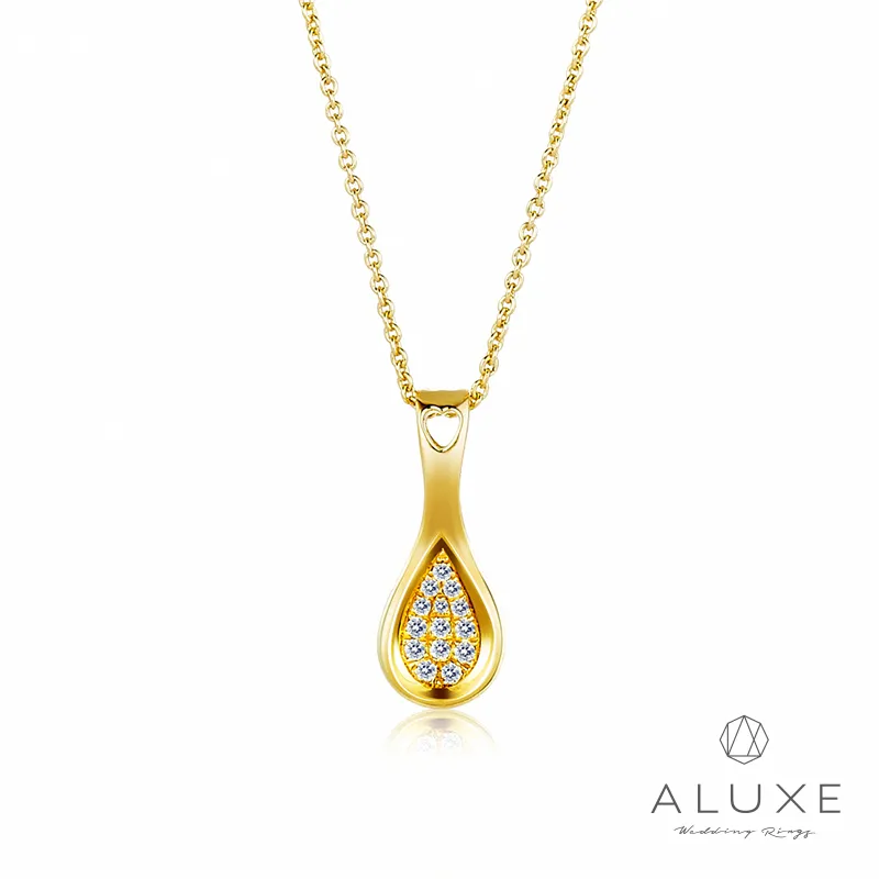A-LUXE 亞立詩 經典熱銷完美車工單顆美鑽項鍊 歷史價格詳細信息