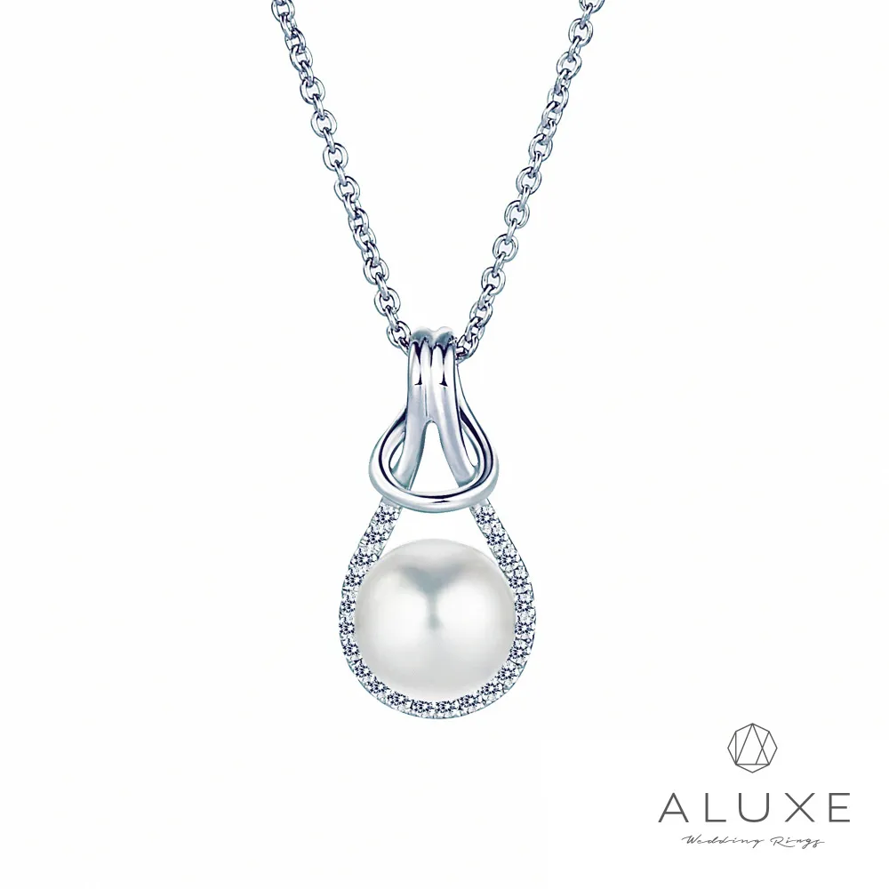 【ALUXE 亞立詩鑽石】日本AKOYA 7.5mm 天然養珠美鑽項鍊 歷史價格詳細信息