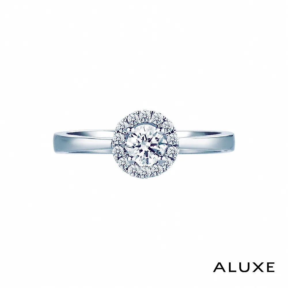 【ALUXE 亞立詩】0.20克拉 FVS2 18K金 求婚鑽戒 簡約經典 RS8626 歷史價格詳細信息