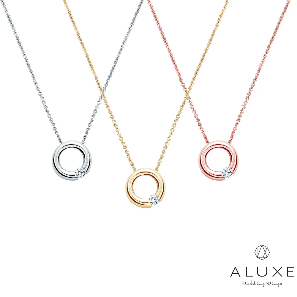 ALUXE 亞立詩 18K金 鑽石項鍊 迷你星球 NN0196 價格比較,價格查詢,歷史價格詳細信息