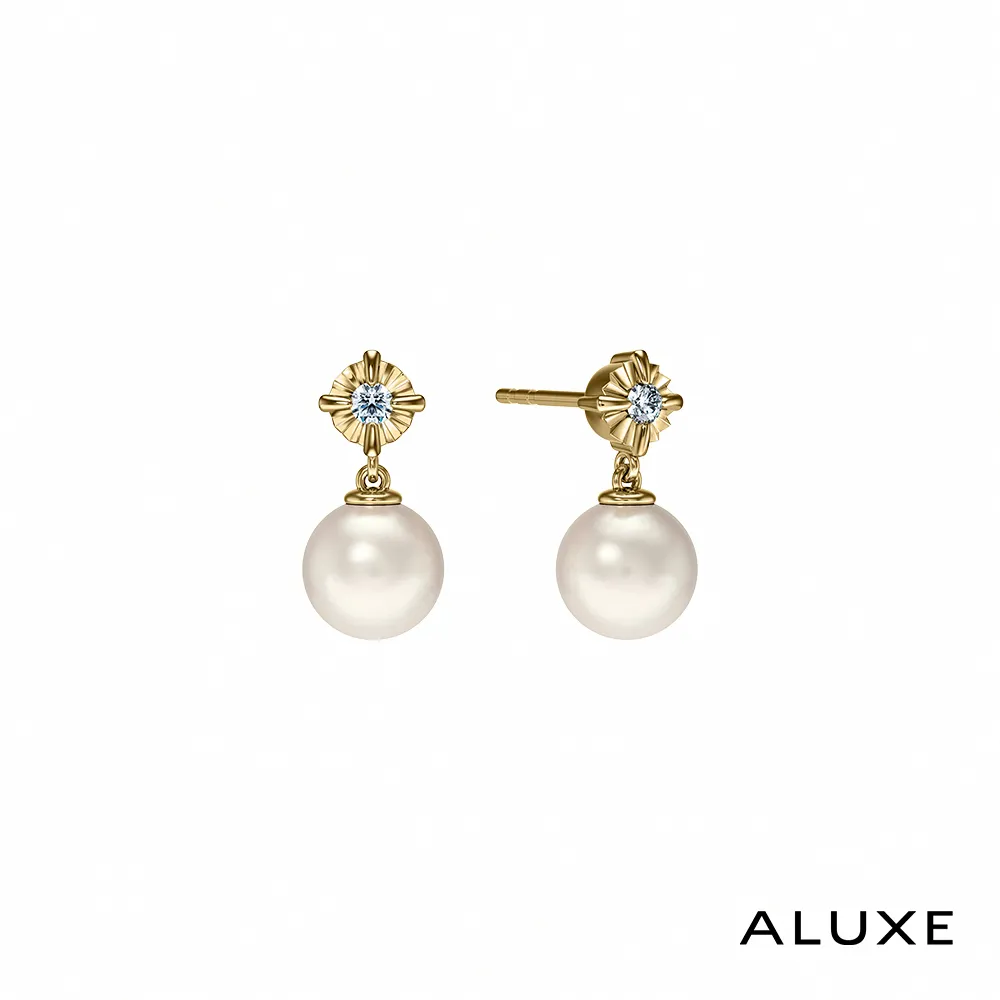 A-LUXE 亞立詩 10K金 AKOYA淡水珍珠 金球V型 垂墜項鍊 珍愛系列 Be True 歷史價格詳細信息