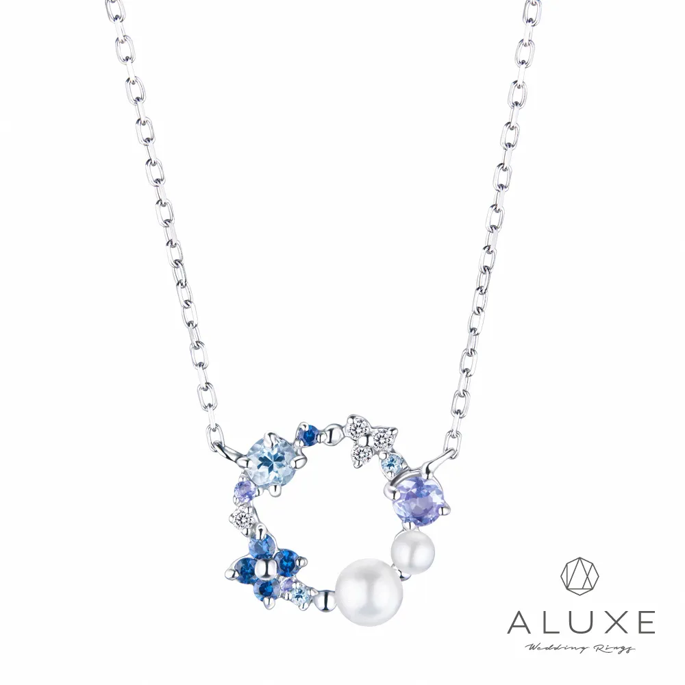 【ALUXE 亞立詩】10K金 藍黃玉 寶石鑽石項鍊 玻璃鞋 迪士尼 Cinderella系列 NND0005 歷史價格詳細信息