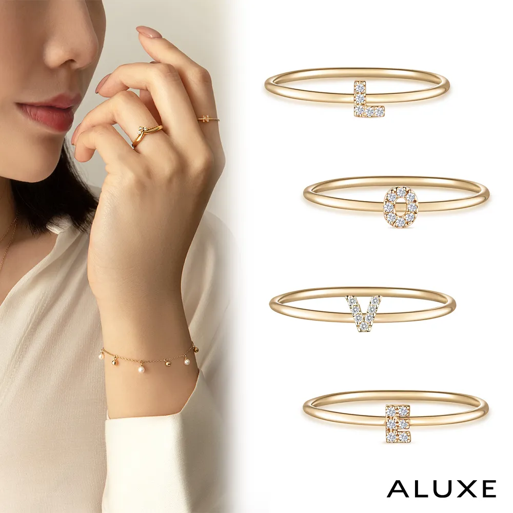 ALUXE 亞立詩 10K金 鑽石戒指 繁星閃爍 星形 Shine系列 RW0004 歷史價格詳細信息