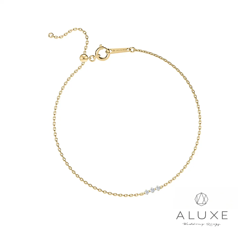 【ALUXE 亞立詩】10K金 鑽石手鍊 心意 BR0201 歷史價格詳細信息