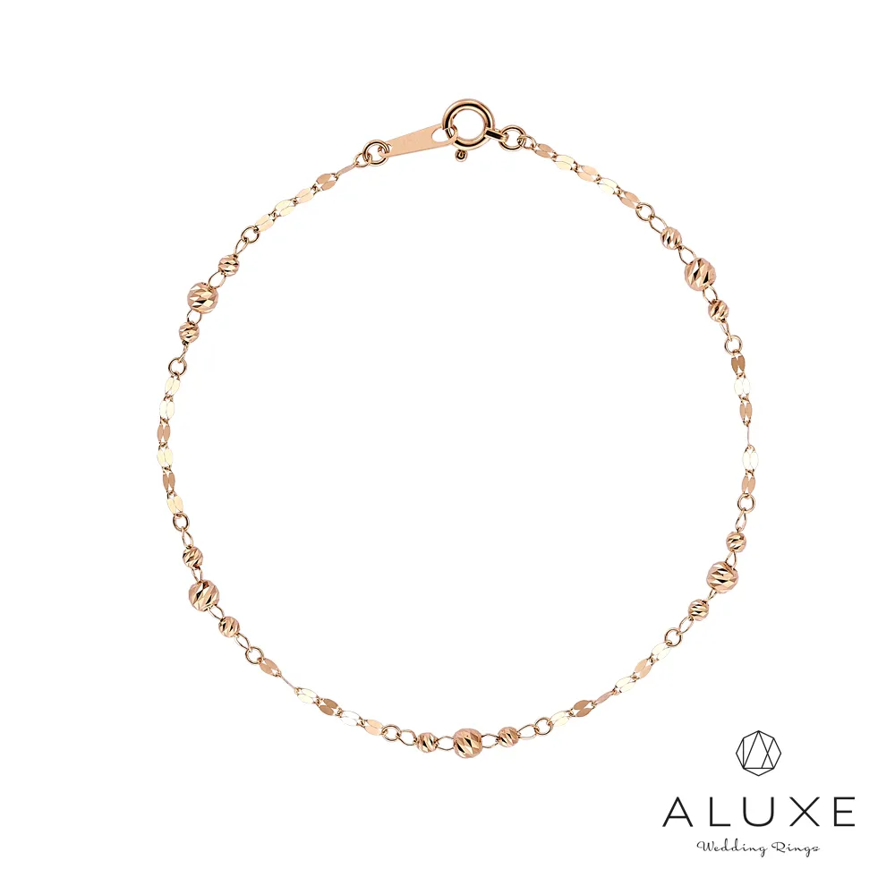 【ALUXE 亞立詩】18K金 K金手鍊 花花世界 白金 BR0146 歷史價格詳細信息