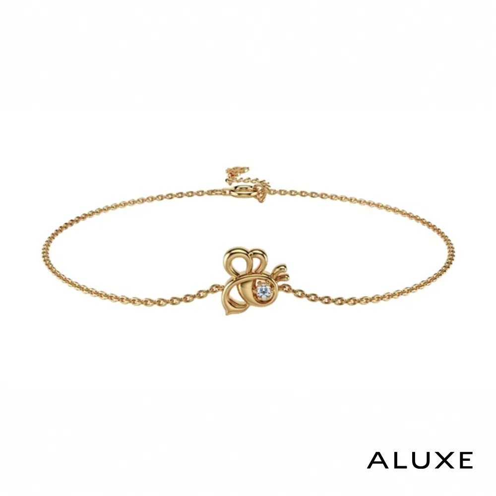 【ALUXE 亞立詩】10K金 鑽石手鍊 心意 BR0201 歷史價格詳細信息