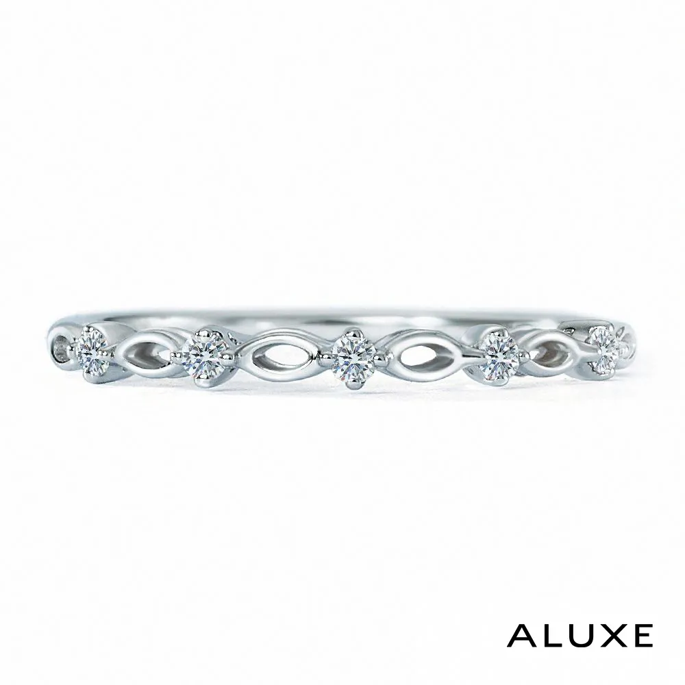 【ALUXE 亞立詩鑽石】18K金 35分粉紅剛玉線戒 歷史價格詳細信息