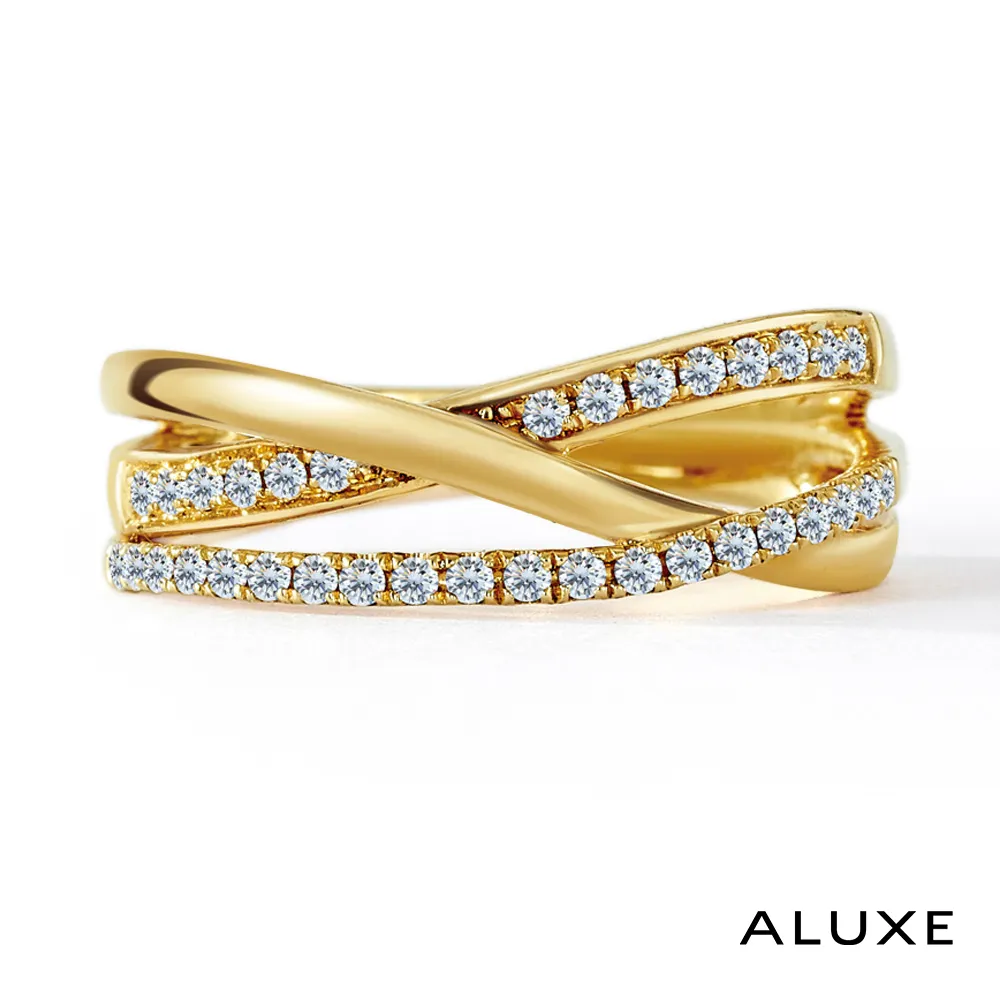 A-LUXE 亞立詩 18K白金奢華鑽石線戒 歷史價格詳細信息