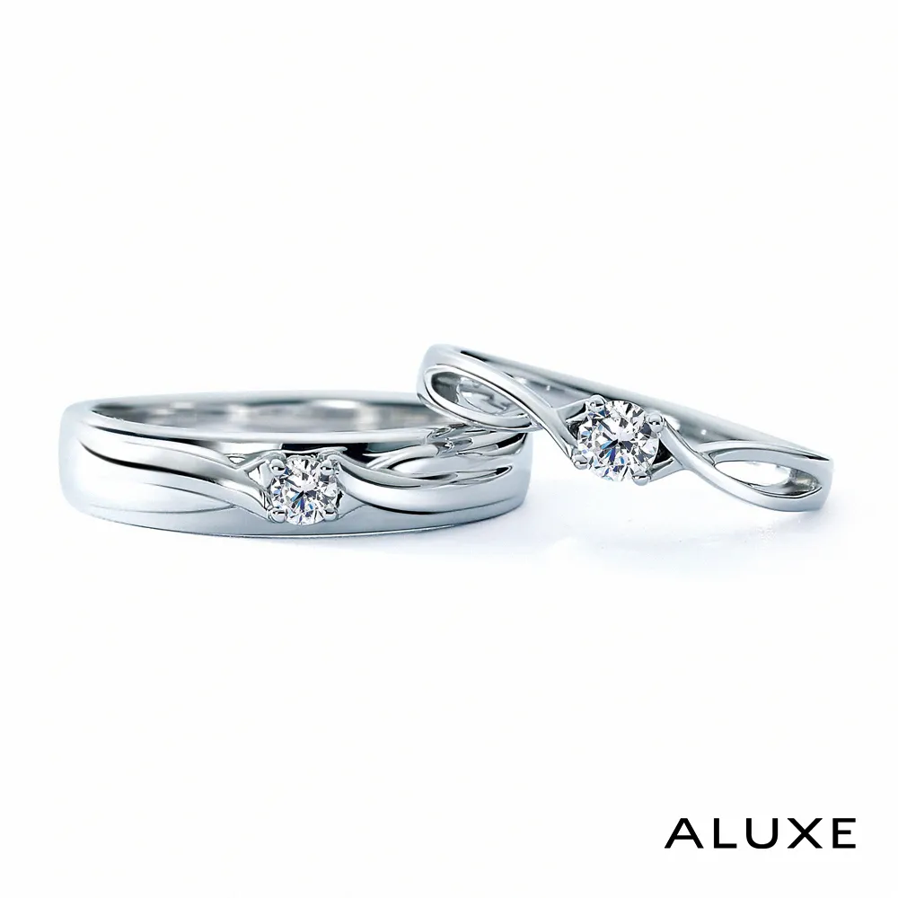 A-LUXE 亞立詩鑽石 18K金情侶結婚對戒-男女對戒 歷史價格詳細信息