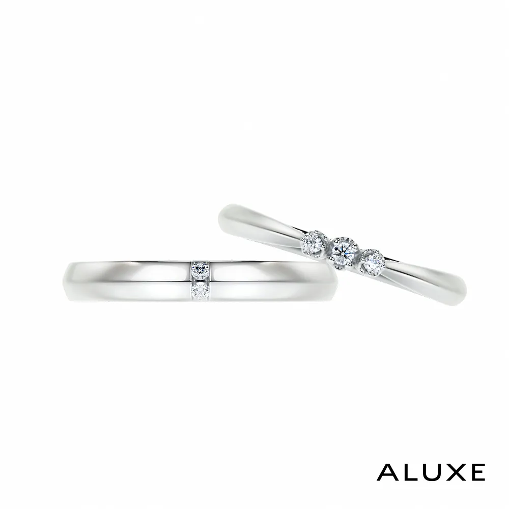 A-LUXE 亞立詩鑽石 18K金情侶結婚對戒-男女對戒 歷史價格詳細信息
