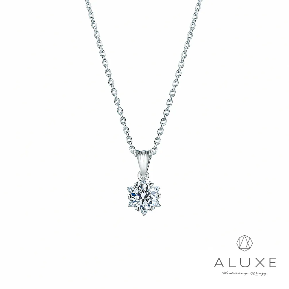 A-LUXE 亞立詩 18K金 0.30克拉FVS2 鑽石項鍊 歷史價格詳細信息