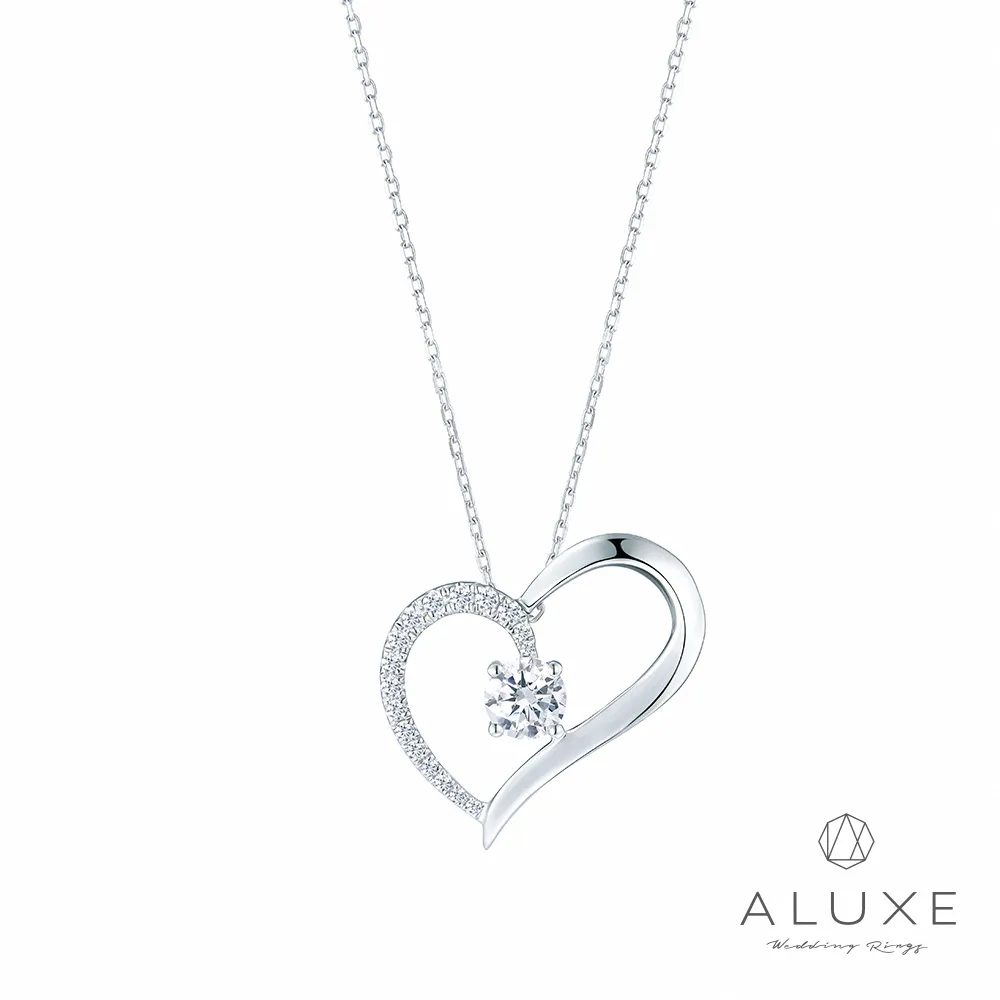 A-LUXE 亞立詩 18K金 0.30克拉FVS2 鑽石項鍊 歷史價格詳細信息