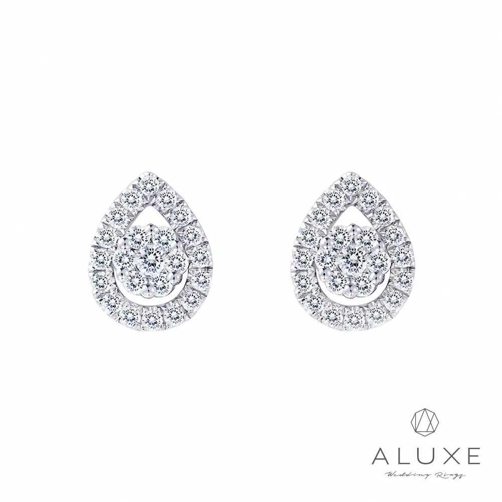 A-LUXE 亞立詩 18K金 總重0.30克拉 鑽石耳環 歷史價格詳細信息