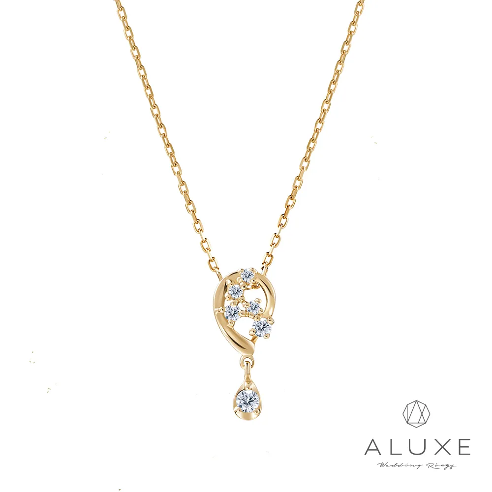 A-LUXE 亞立詩 Shine系列 幸福10K粉紅剛玉鑽石項鍊 歷史價格詳細信息