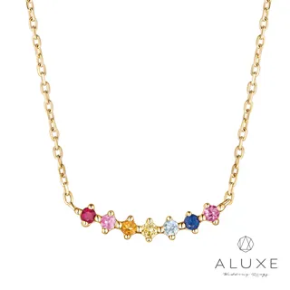 ALUXE 亞立詩 Shine系列 10K繽紛彩色寶石線戒 歷史價格詳細信息