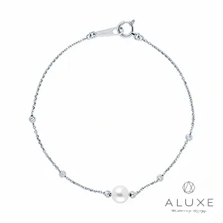 【ALUXE 亞立詩】18K金 經典藍鑽手鍊 戀人系列 BR0867 歷史價格詳細信息