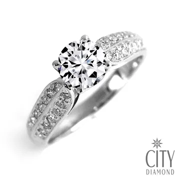 City Diamond『雅典娜』1克拉H&A鑽戒_DR6023 歷史價格詳細信息