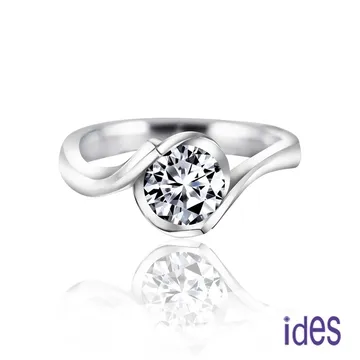 ides愛蒂思 GIA證書品牌設計款30分D/VS1八心八箭頂級EX車工鑽石項鍊戒指5選1（買就送女錶） 歷史價格詳細信息