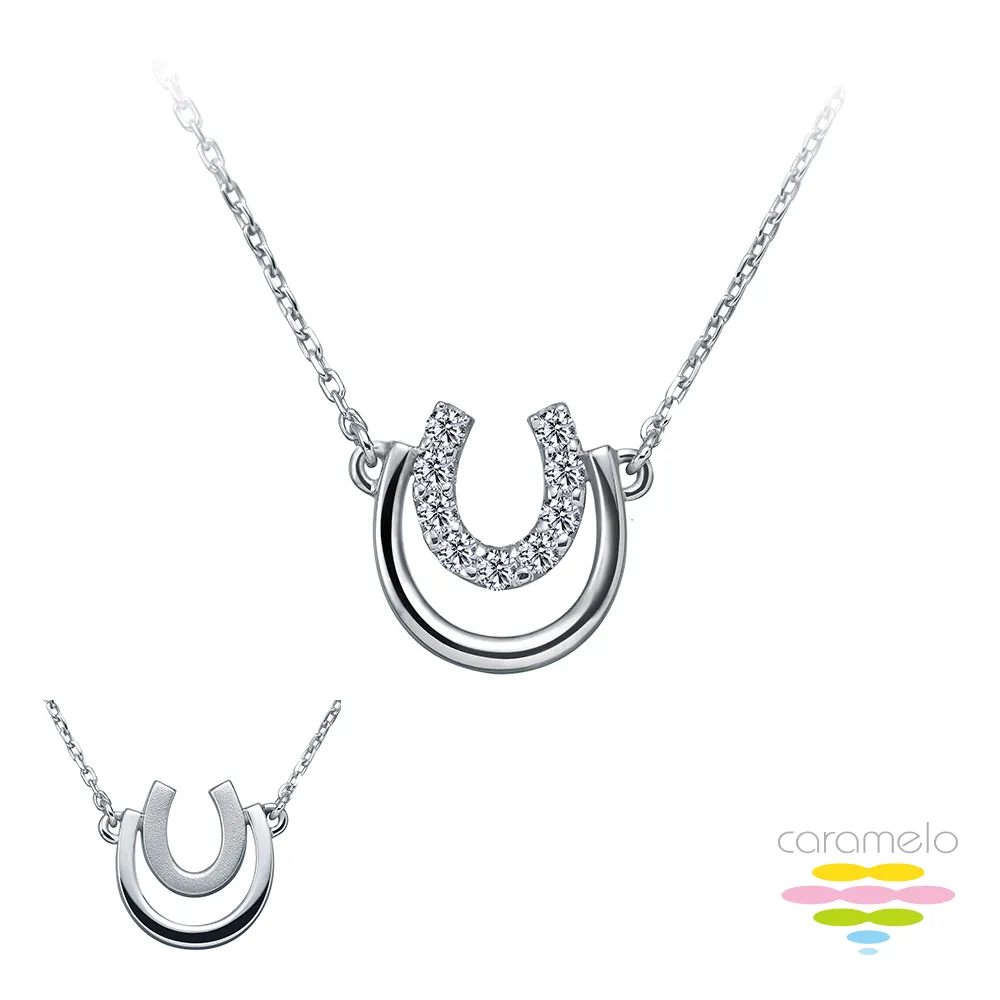 彩糖鑽工坊 幸運草項鍊 設計訂製系列 925銀鍍K白項鍊（CL-PS54） 歷史價格詳細信息