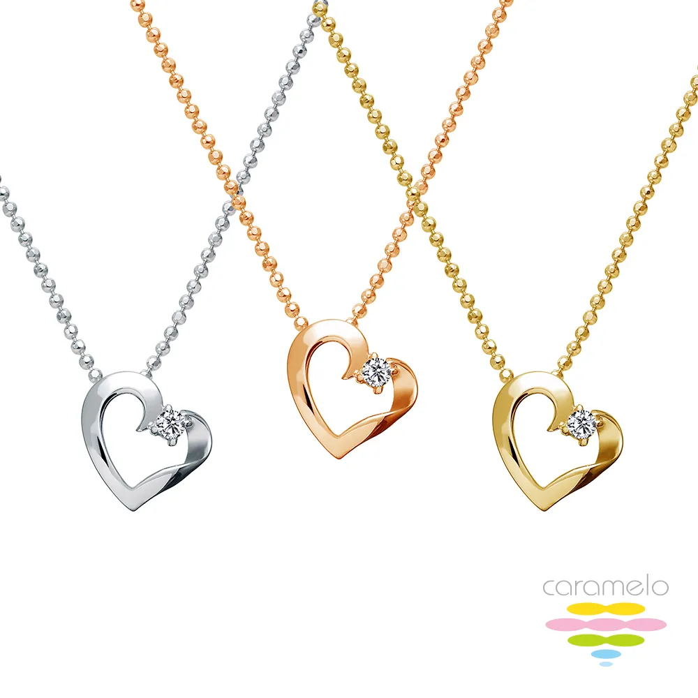 彩糖鑽工坊 心有獨鍾Beloved系列 玫瑰金鑽石項鍊 CL-PD193 歷史價格詳細信息