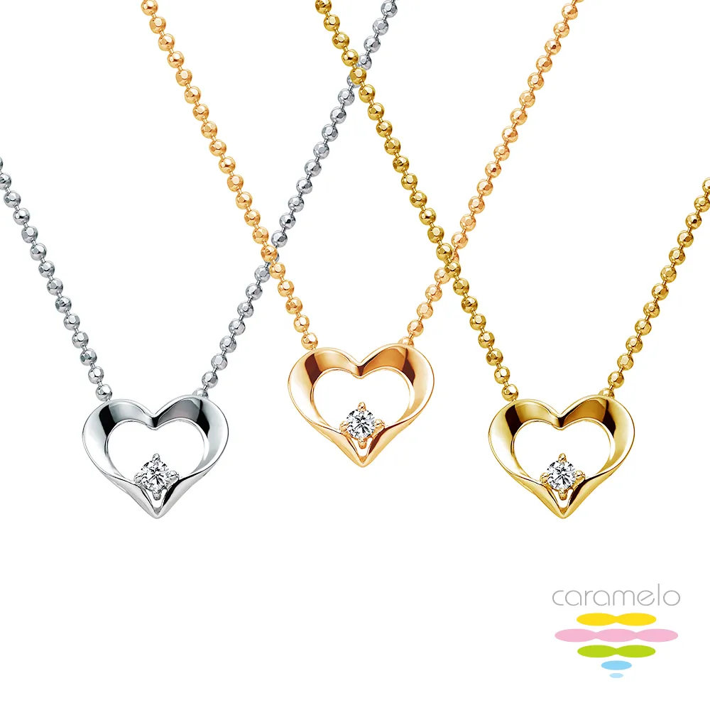 彩糖鑽工坊 心有獨鍾Beloved系列 玫瑰金鑽石項鍊 CL-PD193 歷史價格詳細信息