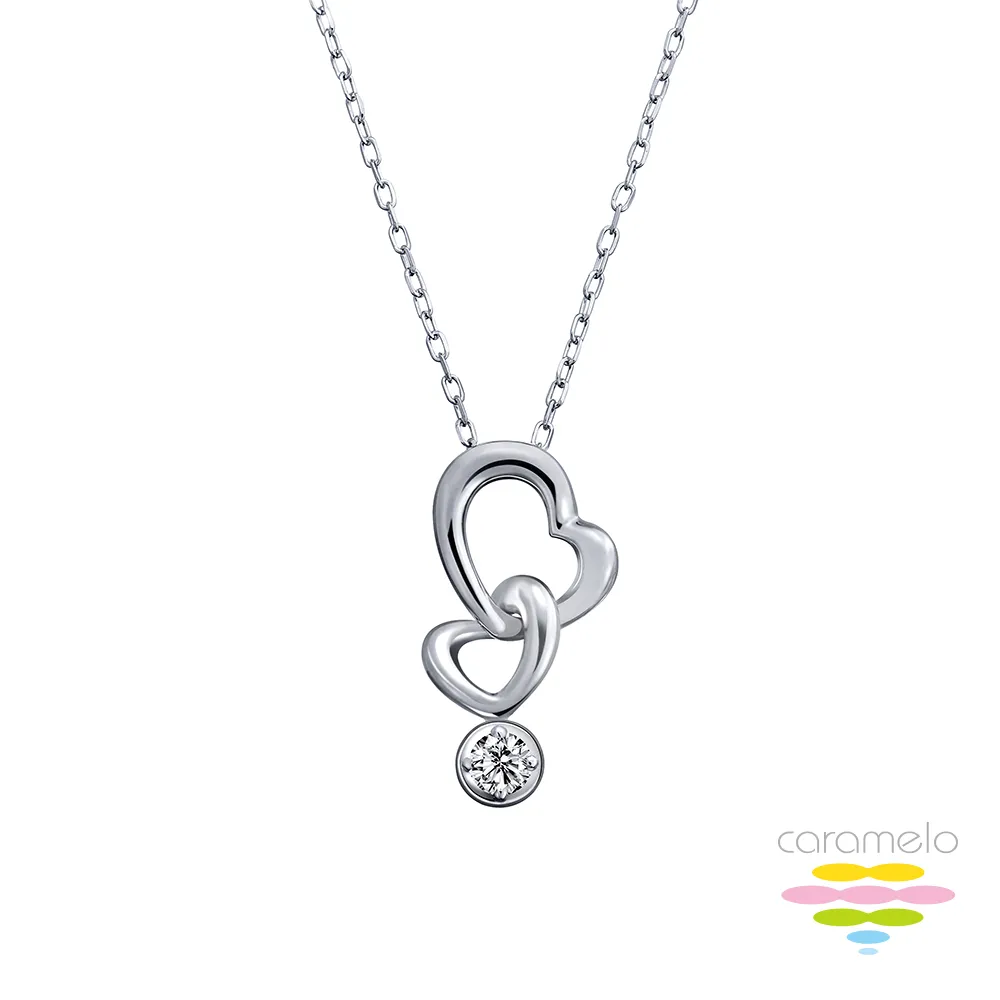 彩糖鑽工坊 小確幸系列愛心粉紅剛玉玫瑰金項鍊 CL-PD164 歷史價格詳細信息