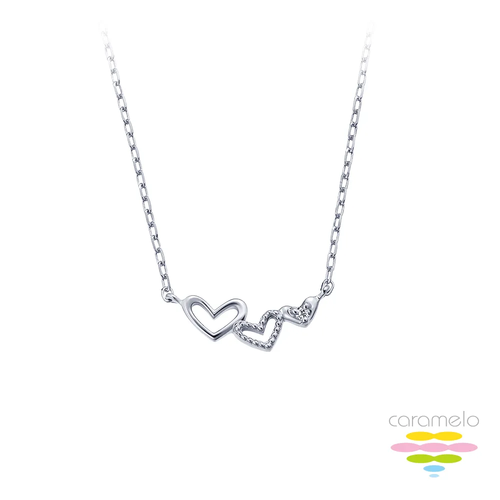 彩糖鑽工坊 小確幸系列愛心粉紅剛玉玫瑰金項鍊 CL-PD164 歷史價格詳細信息