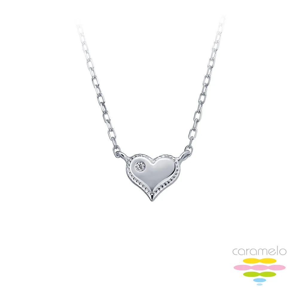 彩糖鑽工坊 小確幸系列愛心粉紅剛玉玫瑰金項鍊 CL-PD164 歷史價格詳細信息