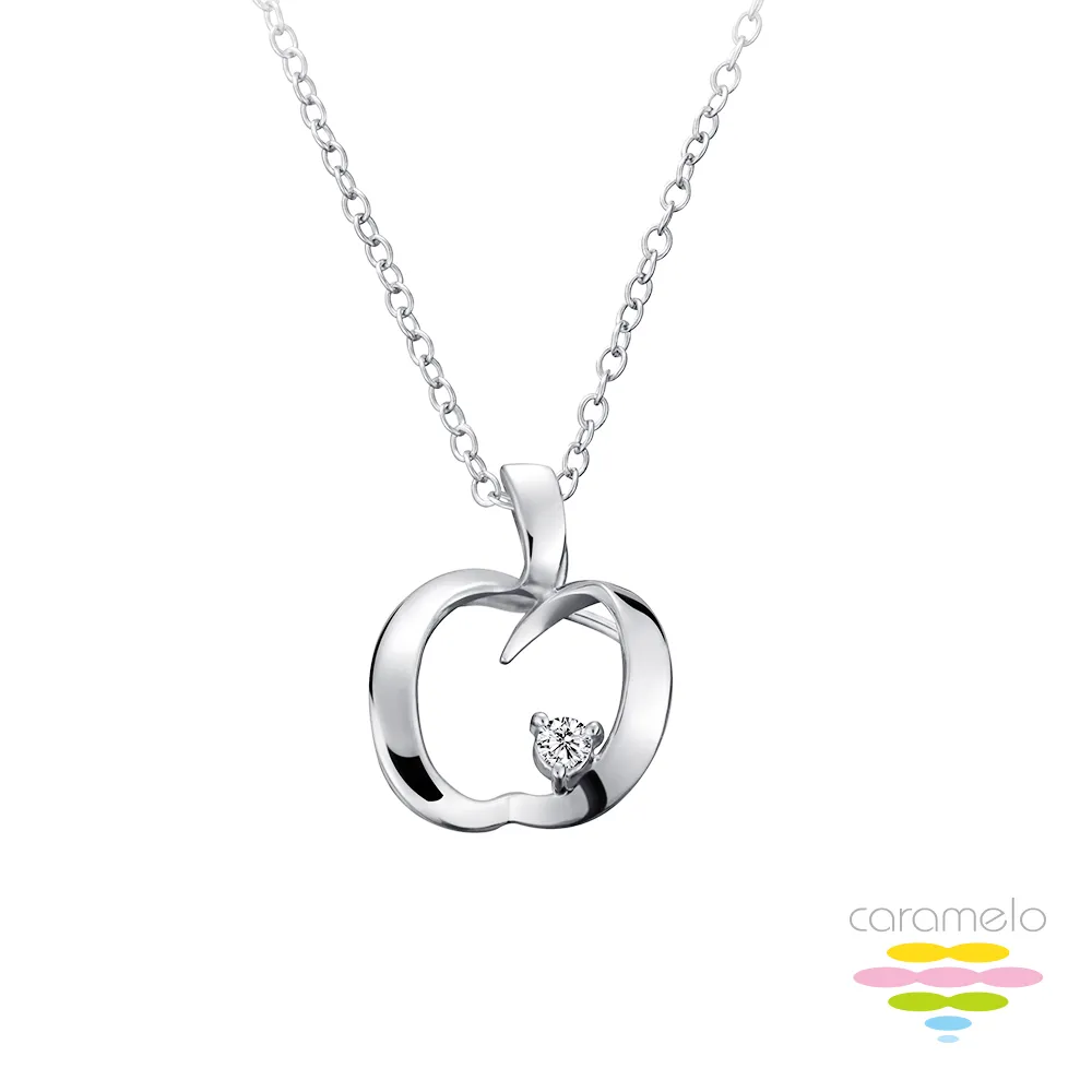 彩糖鑽工坊 蘋果項鍊 設計訂製系列 925純銀項鍊(立體小蘋果)（CL-PS08） 歷史價格詳細信息