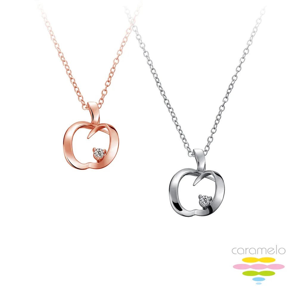 彩糖鑽工坊 蘋果項鍊 設計訂製系列 925純銀項鍊(立體小蘋果)（CL-PS08） 歷史價格詳細信息