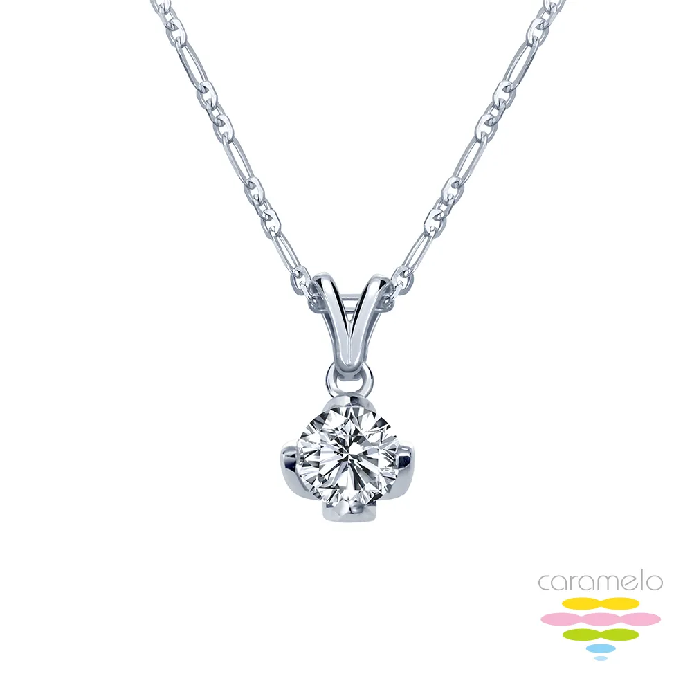 彩糖鑽工坊 18K 心有獨鍾Beloved系列 鑽石項鍊 CL-PD188 歷史價格詳細信息