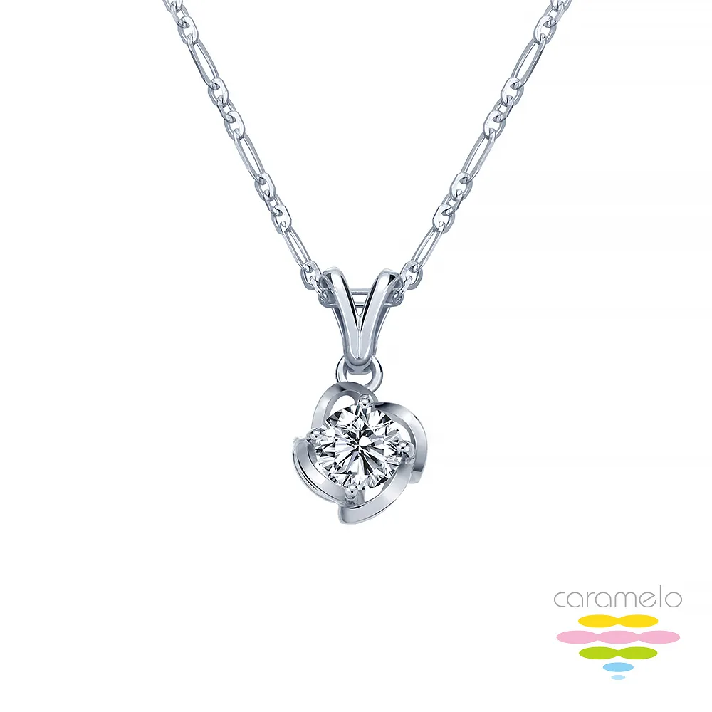 彩糖鑽工坊 18K 心有獨鍾Beloved系列 鑽石項鍊 CL-PD188 歷史價格詳細信息