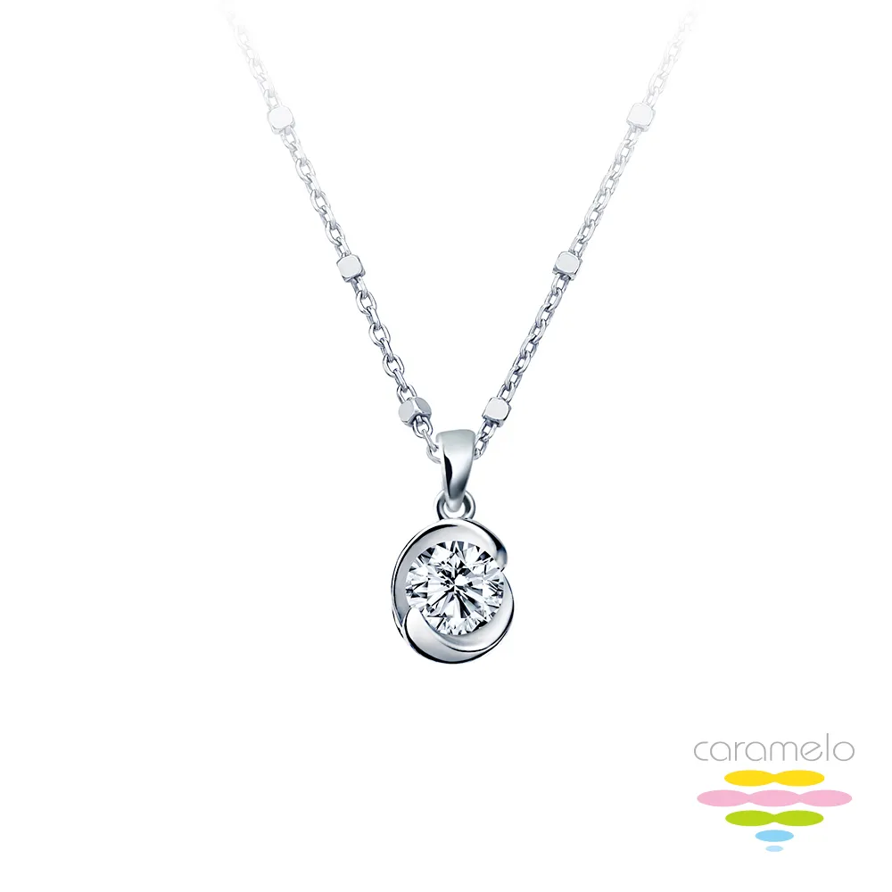 彩糖鑽工坊 18K 心有獨鍾Beloved系列 鑽石項鍊 CL-PD188 歷史價格詳細信息