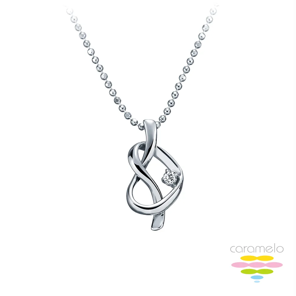 彩糖鑽工坊 結 II The knot系列 9-11分鑽石項鍊 CL-PD135 歷史價格詳細信息