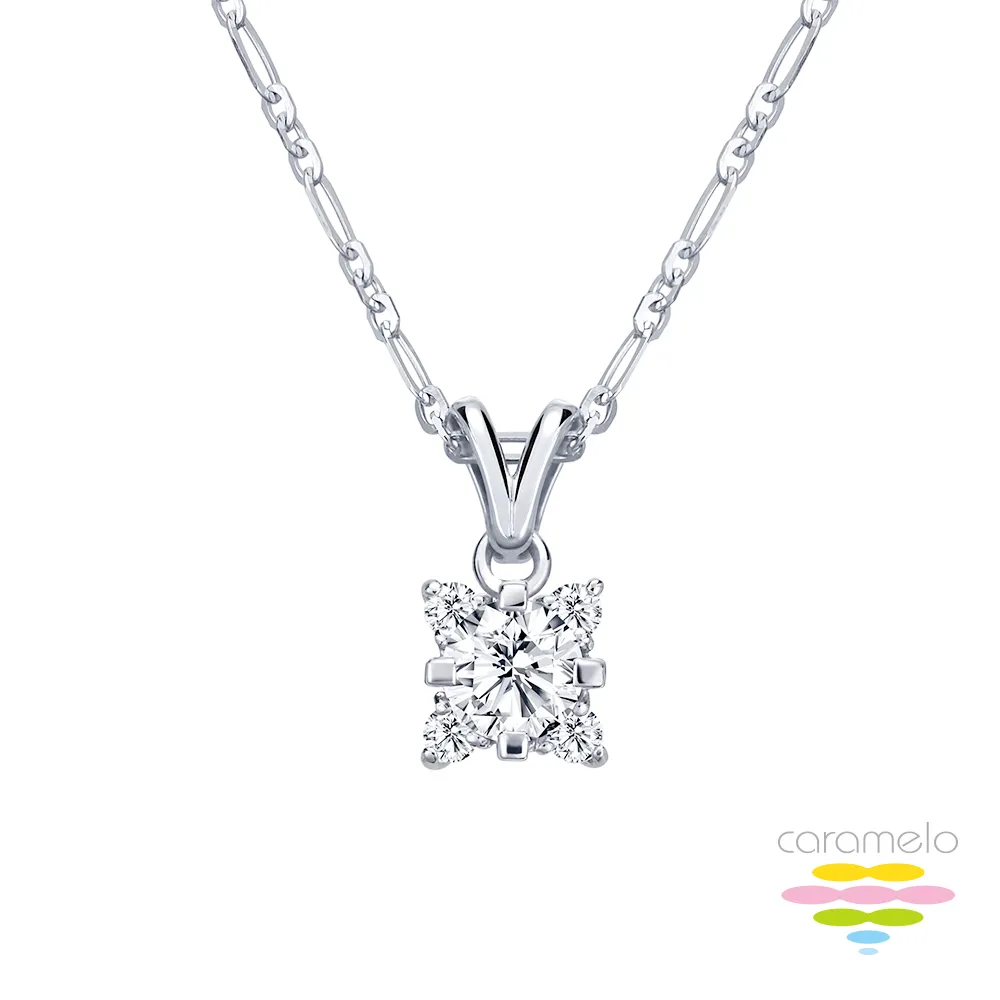 彩糖鑽工坊 18K 心有獨鍾Beloved系列 鑽石項鍊 CL-PD188 歷史價格詳細信息