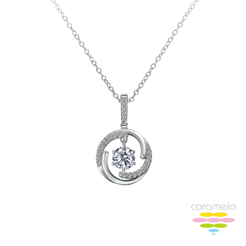 彩糖鑽工坊 18K 心有獨鍾Beloved系列 鑽石項鍊 CL-PD188 歷史價格詳細信息