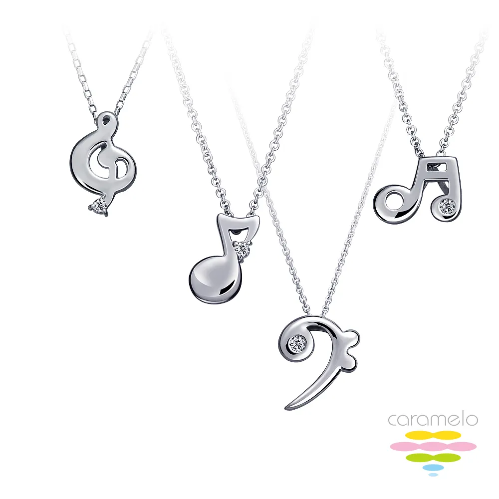 彩糖鑽工坊CARAMELO 幸福樂章 Happiness系列 玫瑰金鑽石項鍊 CL-PD184 歷史價格詳細信息