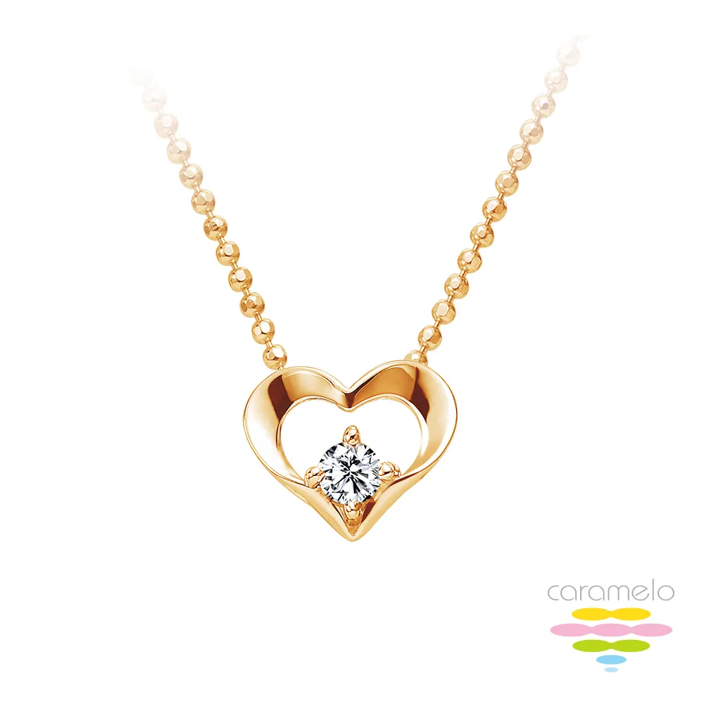 彩糖鑽工坊 心有獨鍾Beloved系列 玫瑰金鑽石項鍊 CL-PD193 歷史價格詳細信息