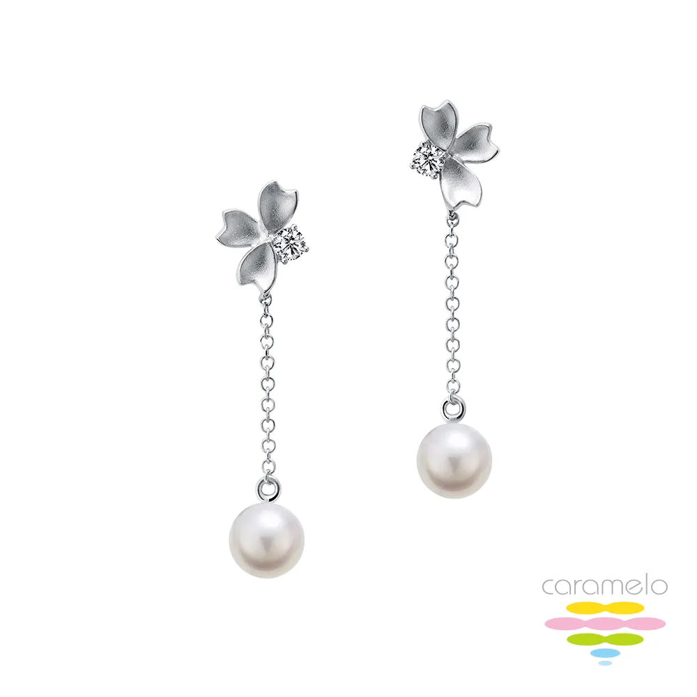 花朵彩鑽耳環_T-065 歷史價格詳細信息