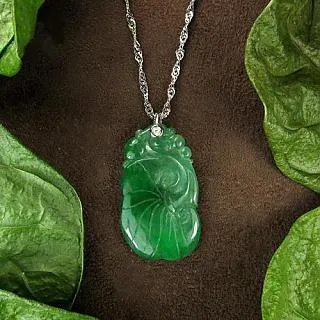 晉佳珠寶 Gemdealler Jewellery 天然緬甸A貨翡翠 生動精雕瑞獸麒麟送福 歷史價格詳細信息