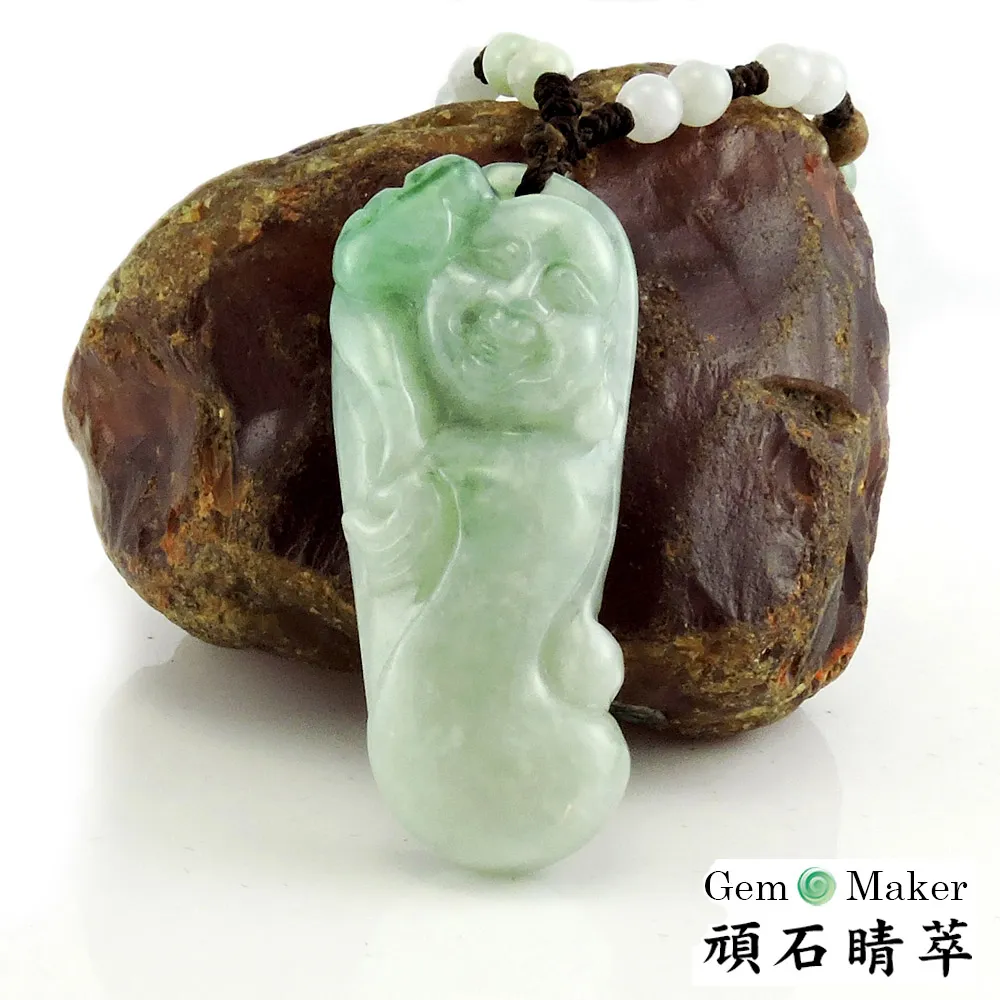 【GemMaker頑石睛萃】一帆風順天然A貨翡翠項鍊 歷史價格詳細信息
