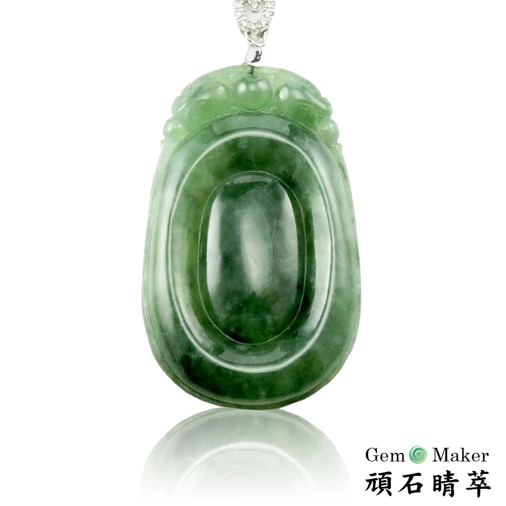 【GemMaker頑石睛萃】如意歡喜佛天然A貨翡翠項鍊 歷史價格詳細信息