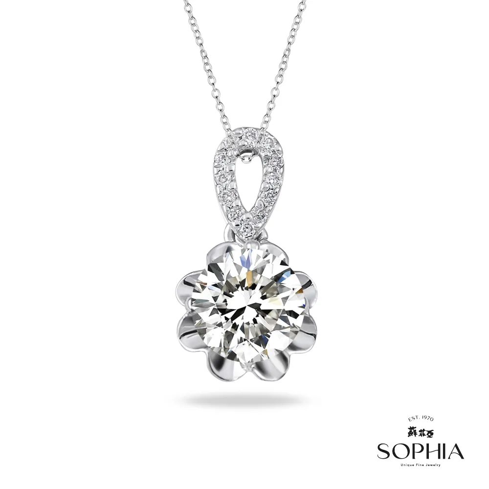 SOPHIA 蘇菲亞珠寶 - 幸福捧花 1.00克拉 18K白金 鑽石戒指 歷史價格詳細信息