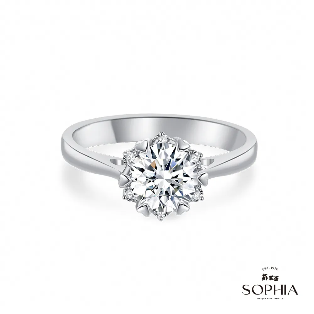 SOPHIA 蘇菲亞珠寶 -相伴 1.00克拉FVS2鑽石戒指 歷史價格詳細信息
