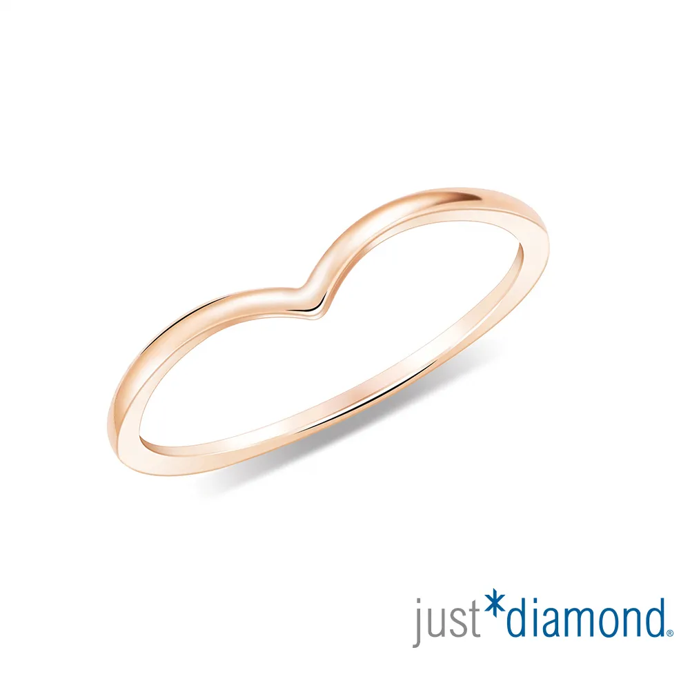【Just Diamond】愛‧相惜 18K玫瑰金鑽石戒指(窄) 歷史價格詳細信息