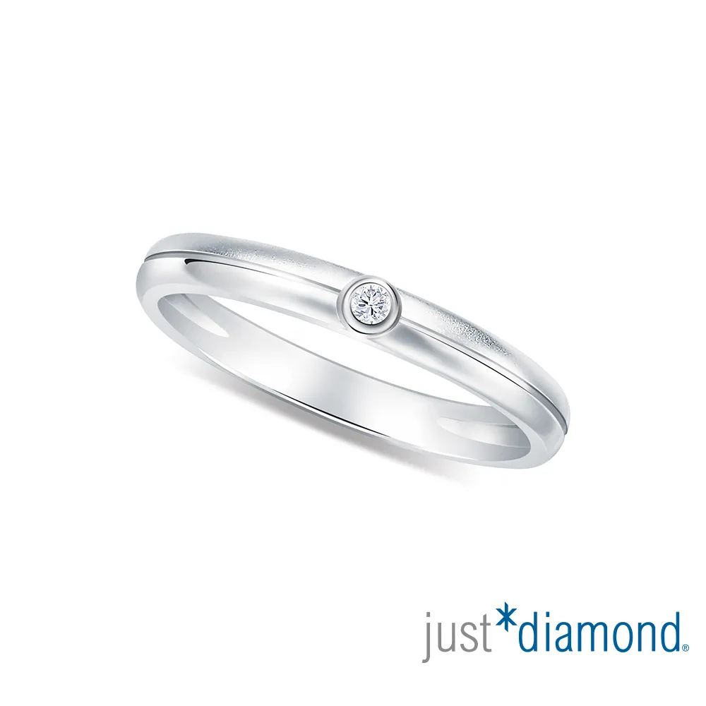 【Just Diamond】愛‧耀眼 18K金鑽石戒指(窄) 歷史價格詳細信息