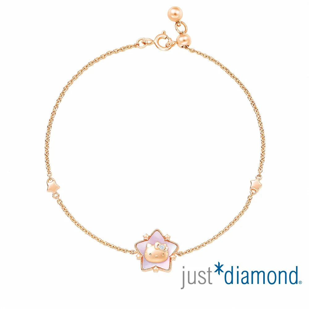 【Just Diamond】Hello Kitty讓愛轉動 鑽石手鍊 歷史價格詳細信息