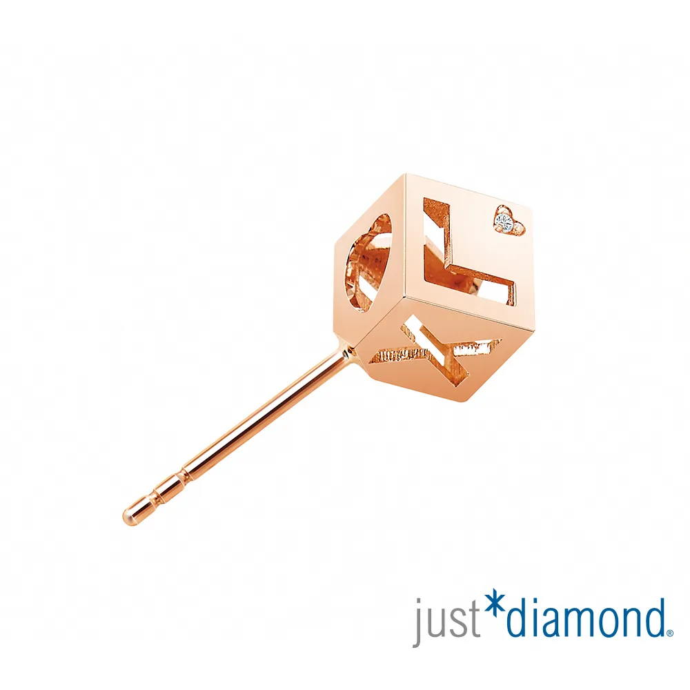 【Just Diamond】18K金鑽石單耳耳環-澈亮 歷史價格詳細信息