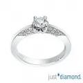 【Just Diamond】摯戀真心系列 GIA 0.3克拉 18K玫瑰金鑽石戒指(F/SI1)(港圍11) 歷史價格詳細信息